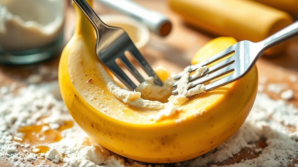 banana as moisture and sweetness