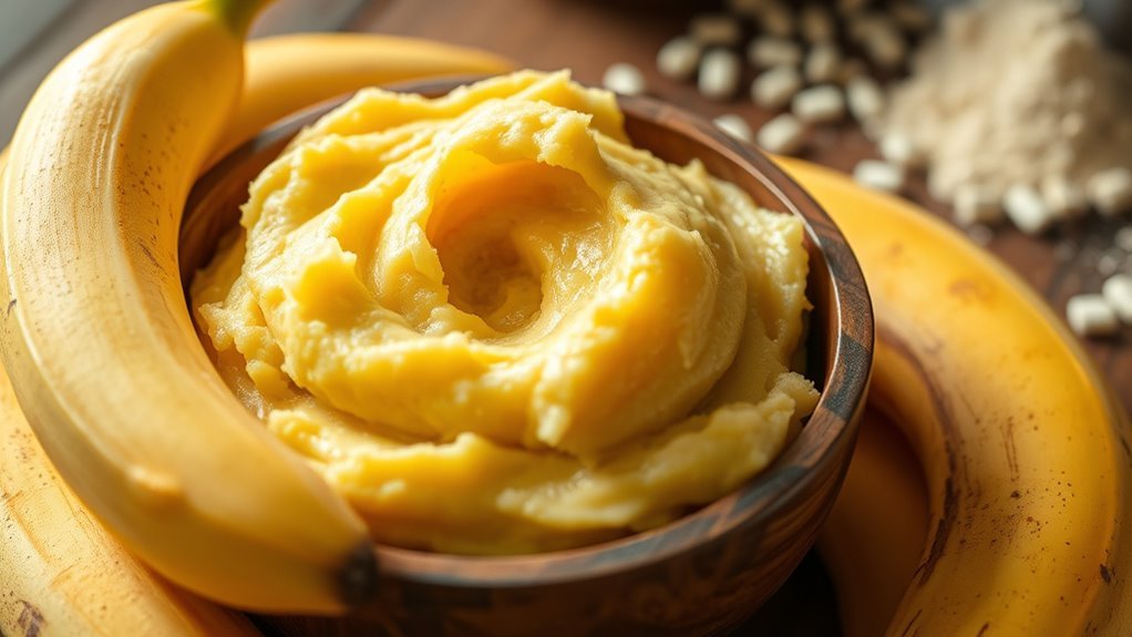 banana enhances moisture and sweetness