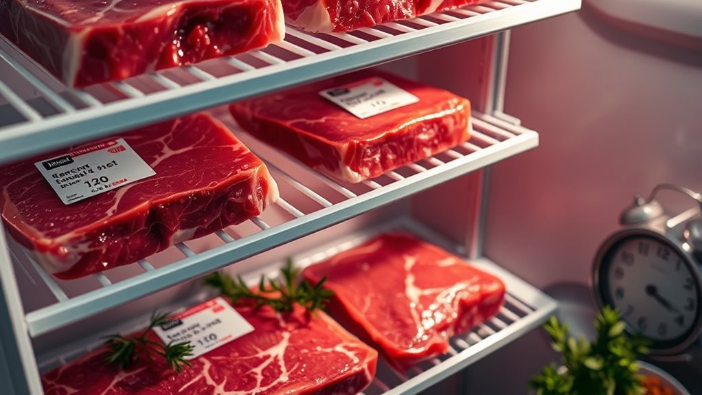beef refrigerator storage duration