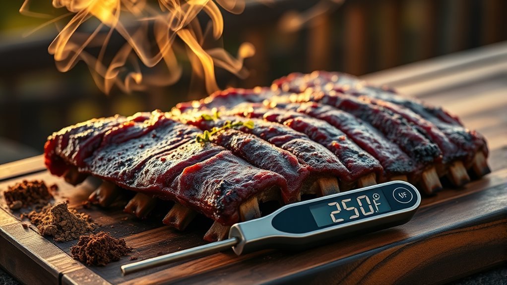 beef ribs smoking duration