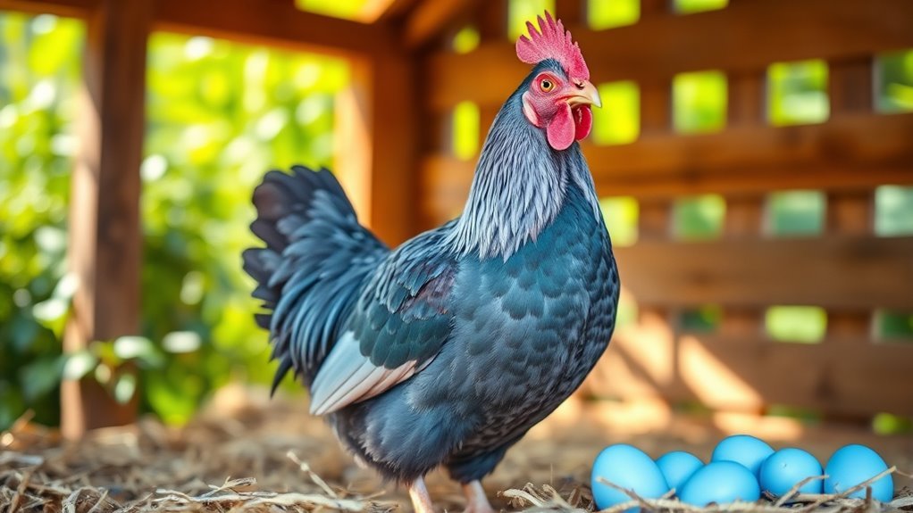 blue egg laying hardy birds