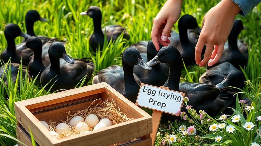 cayuga duck egg timing