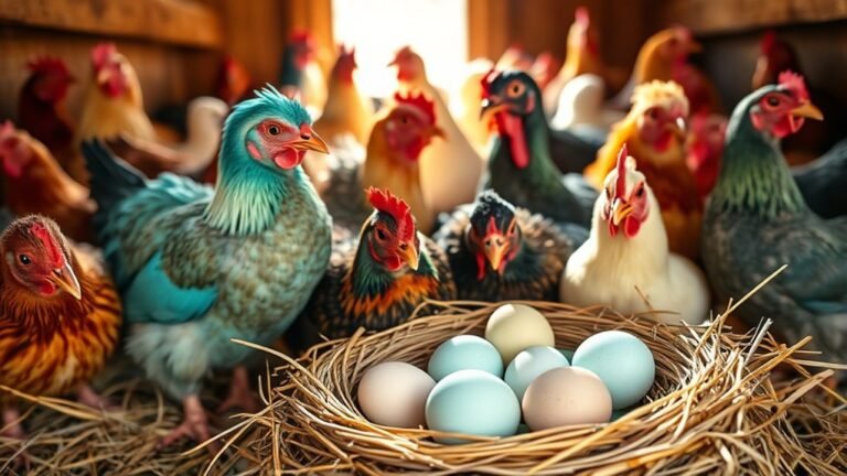 chicken breeds with colorful eggs