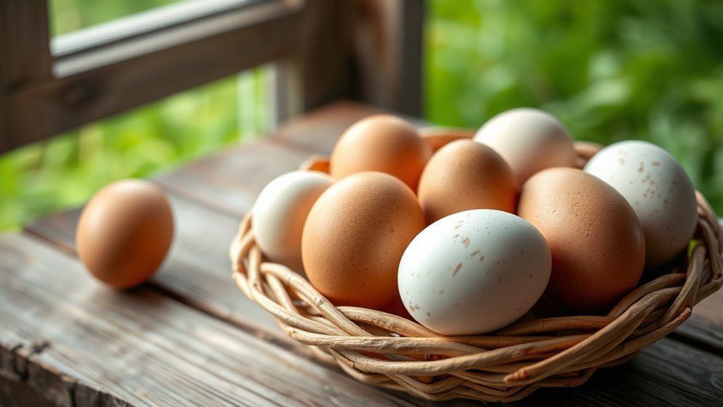 choose fresh uncracked eggs