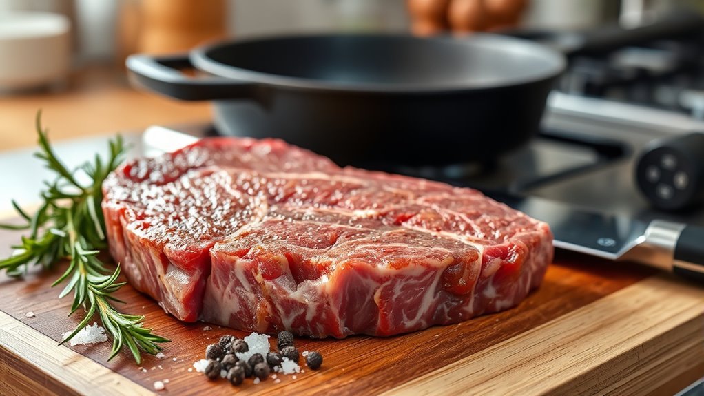 choose tender evenly cooked steaks