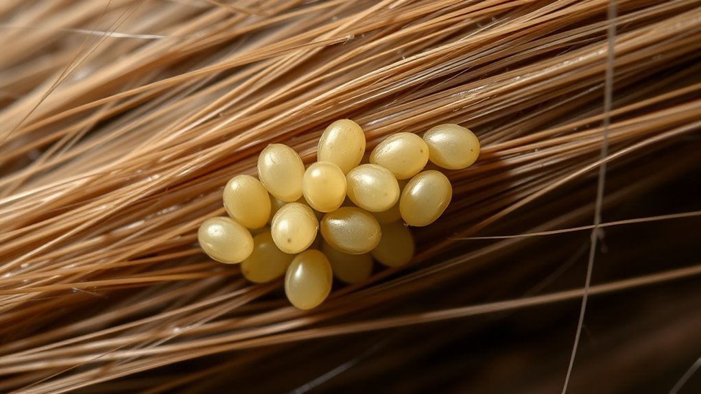 color change and loosened eggs