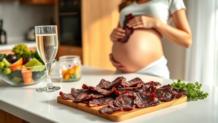 consume cooked unspiced jerky