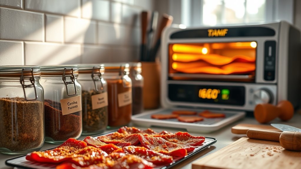 dehydrate beef jerky thoroughly