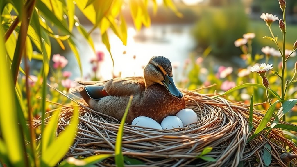ducks lay eggs seasonally