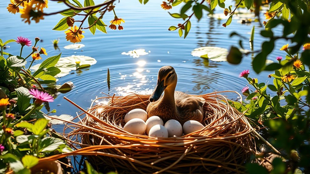 ducks start laying early