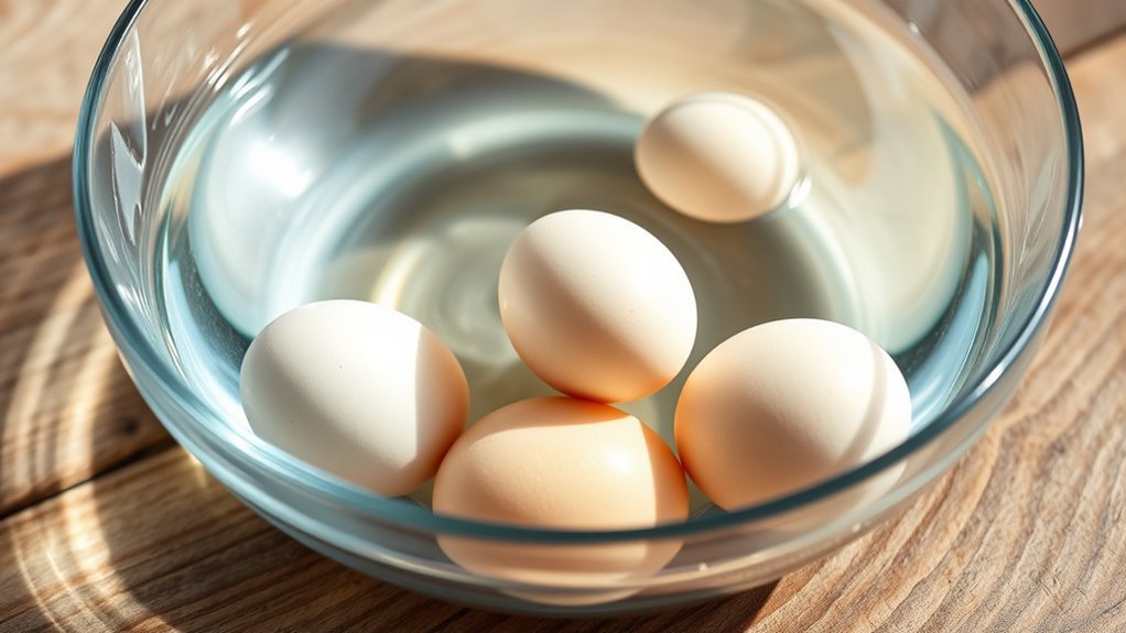 egg freshness water test