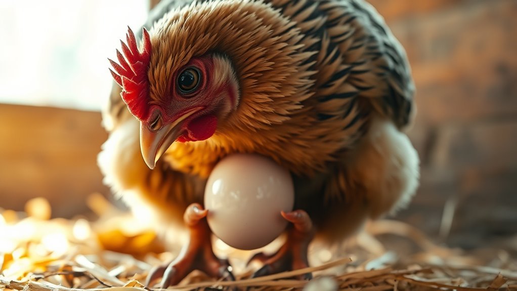 egg moves through shell gland