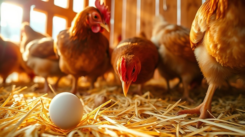 egg production in hens