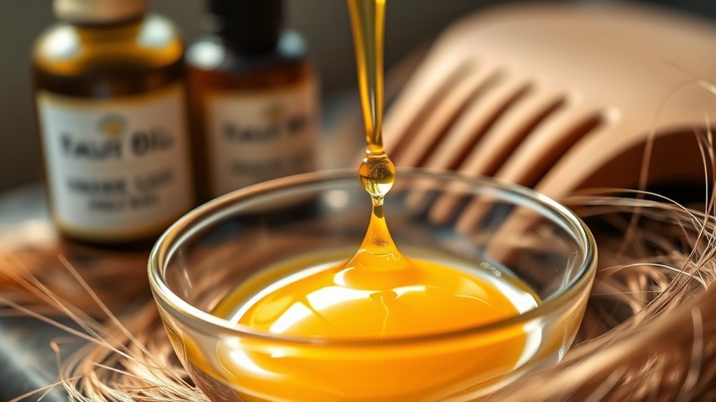 egg protein fortifies hair