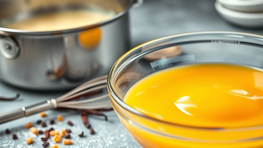 egg yolks thicken custards beautifully