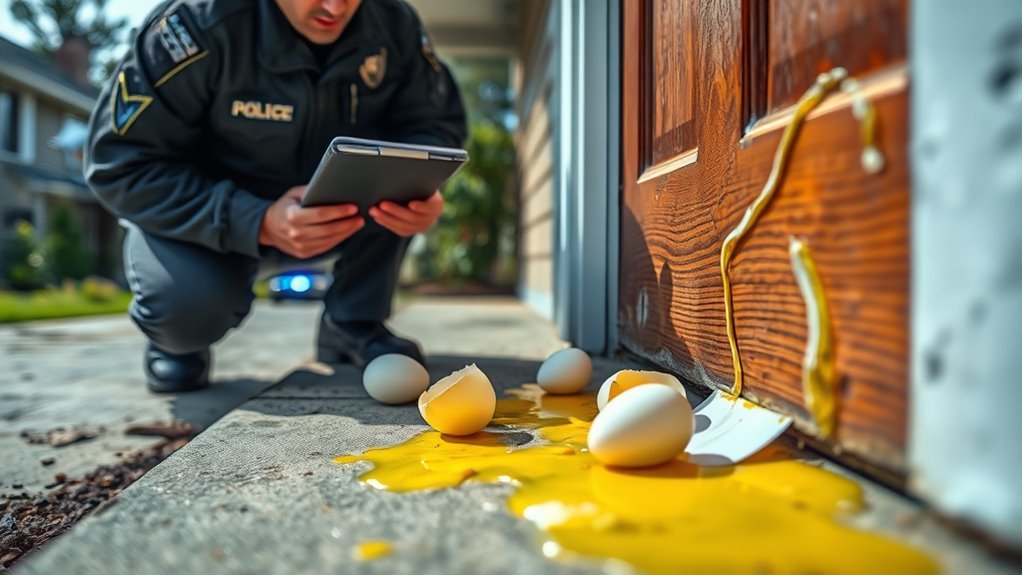 egging incident investigation procedures