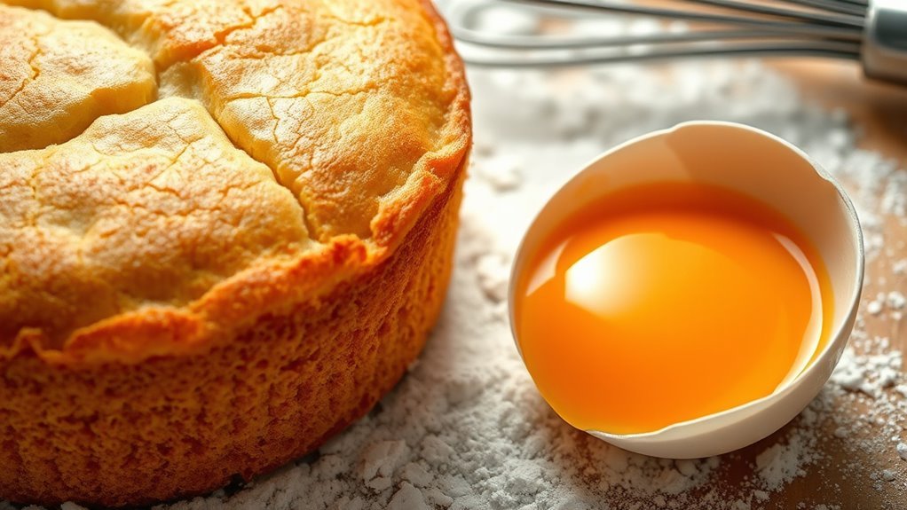 eggs create cake structure