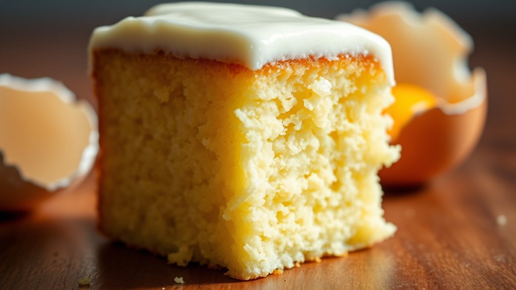 eggs create supportive airy structure