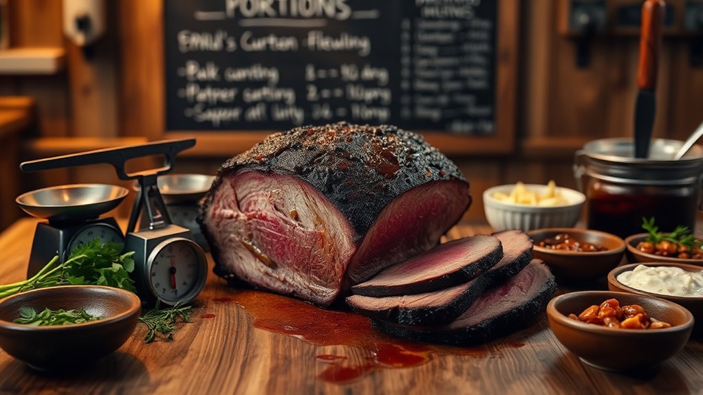 factors affecting brisket portions
