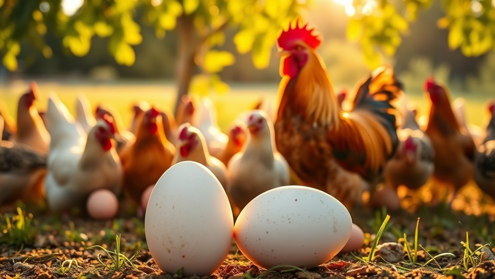 fertilized vs unfertilized eggs