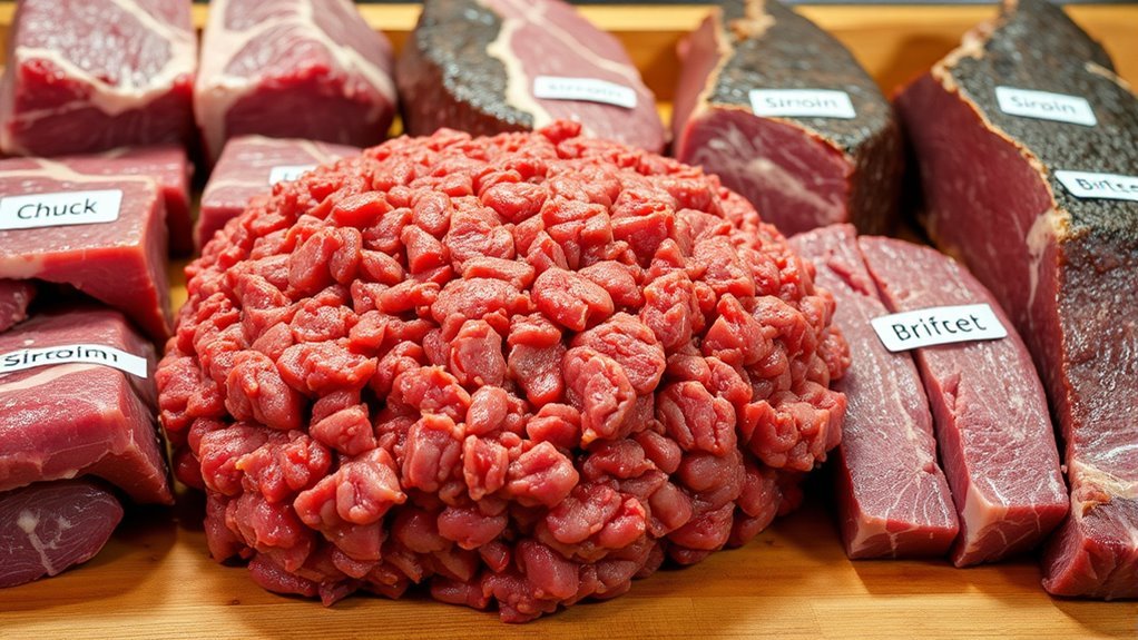 ground beef cut characteristics