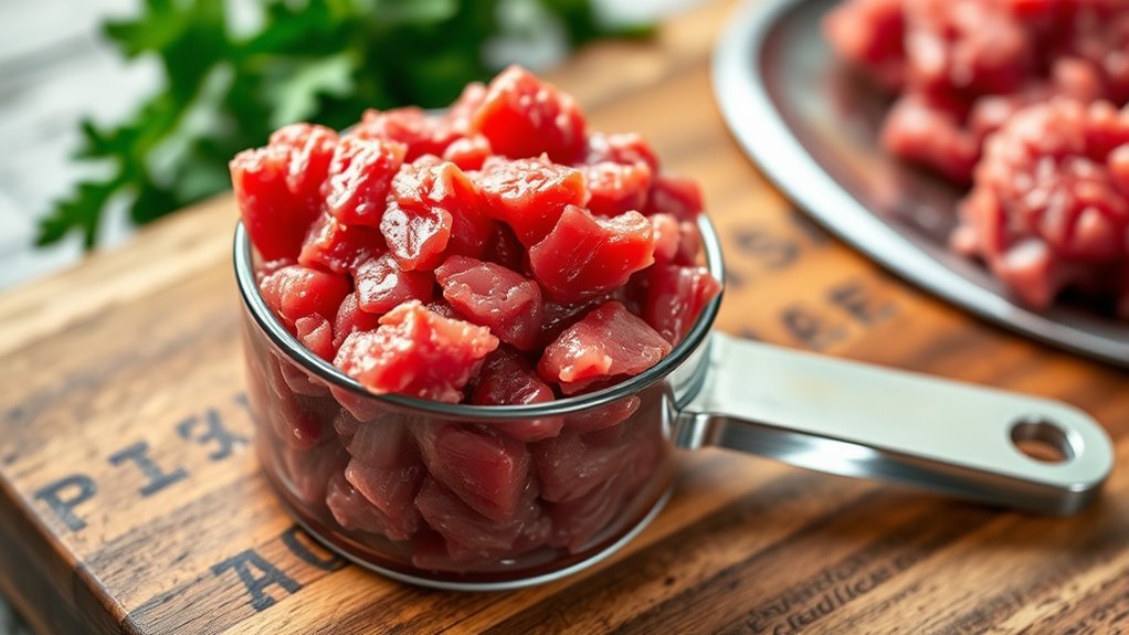 ground beef fat influences protein