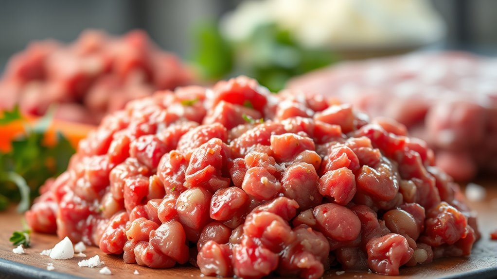 ground beef protein content