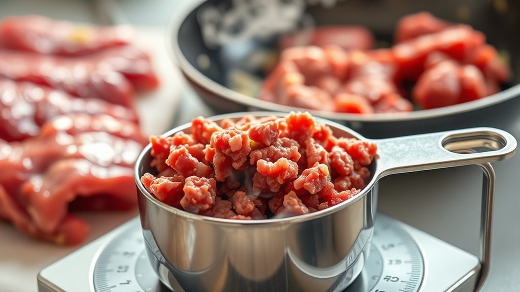 ground beef shrinkage during cooking