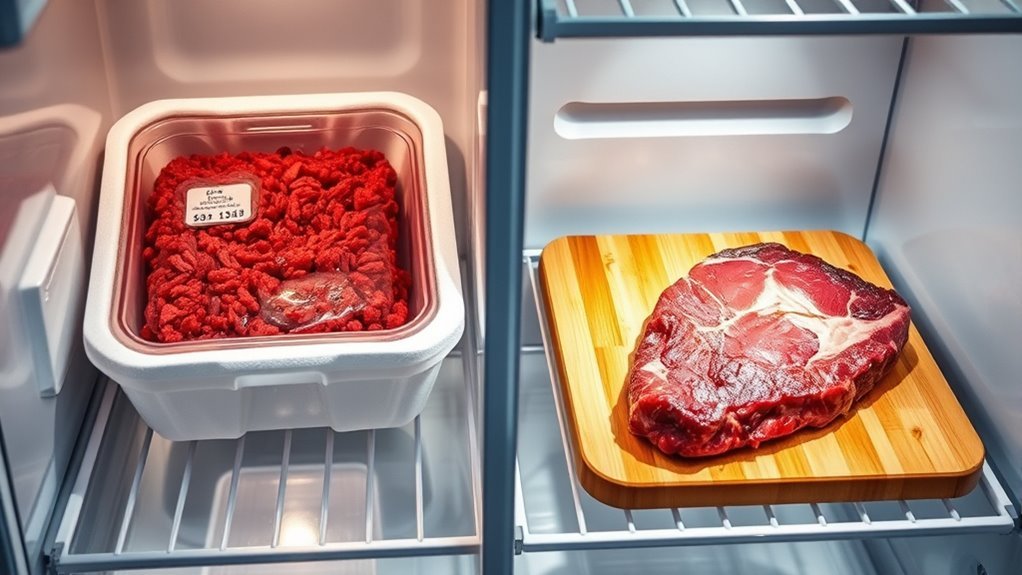 ground beef spoils faster