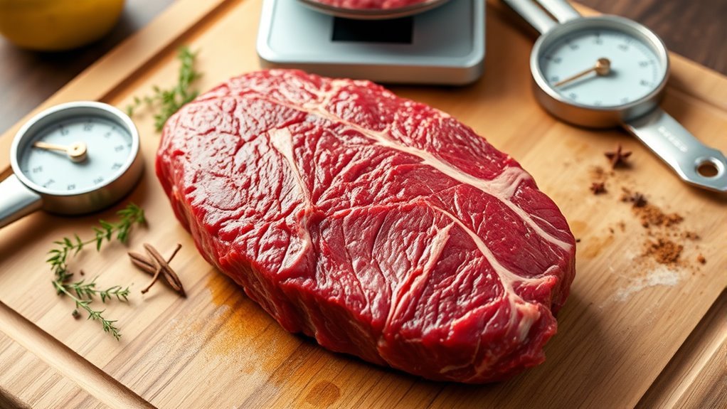 half pound beef servings