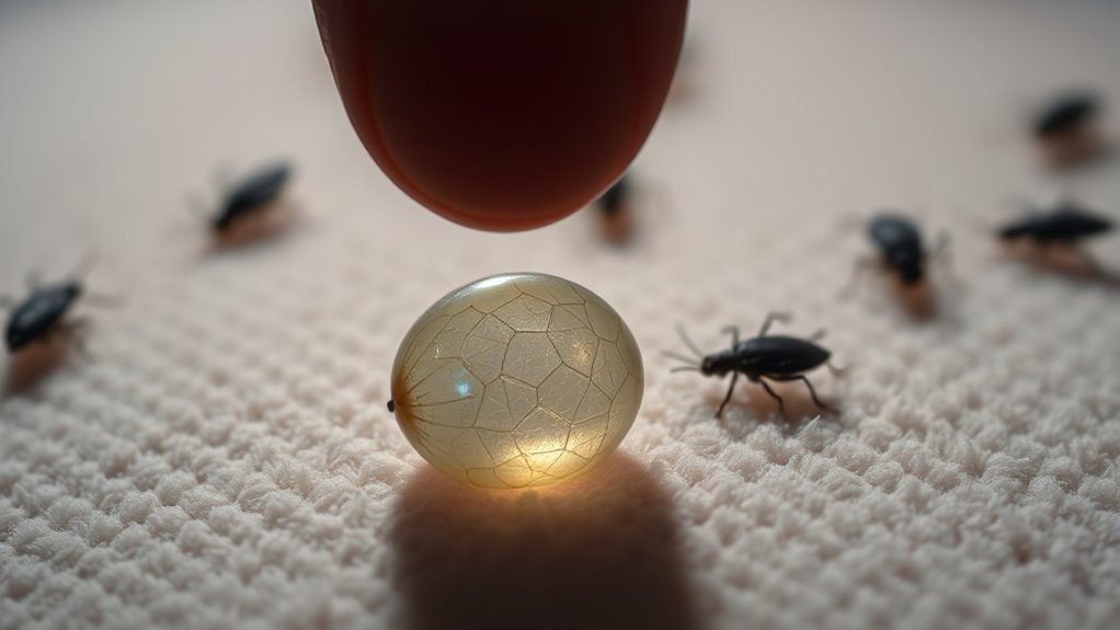 lash eggs transmit lice