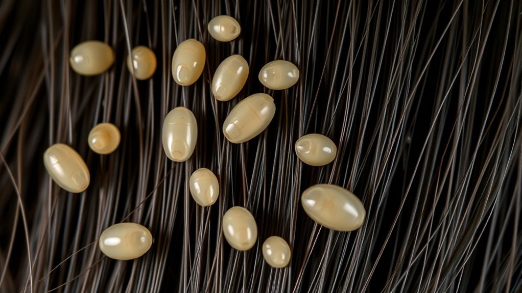 lice eggs development stages