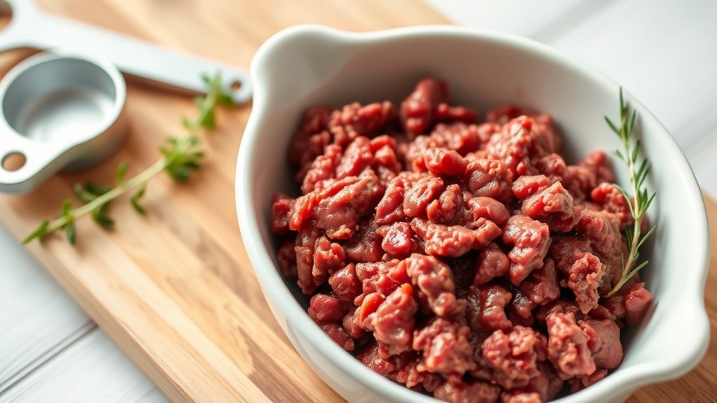 measuring cooked beef accurately