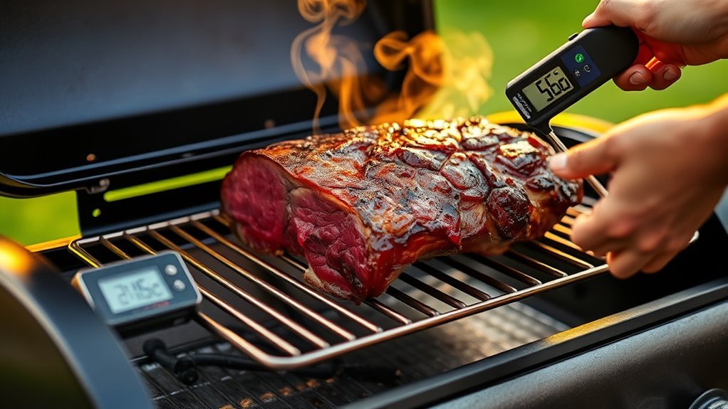 monitor temperature rest meat