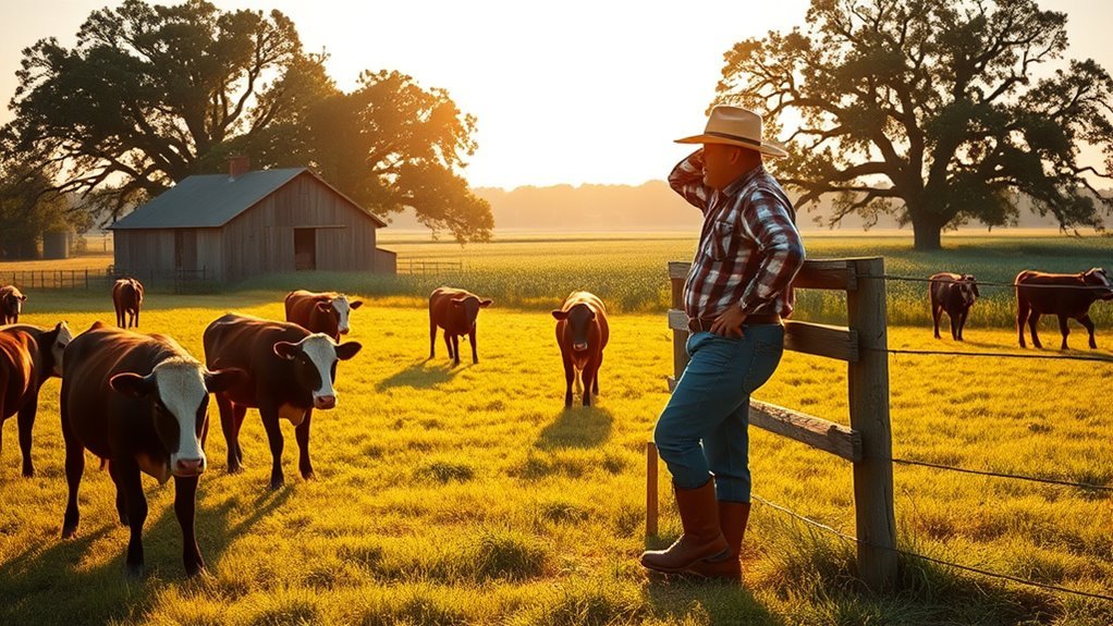 native and settler farming