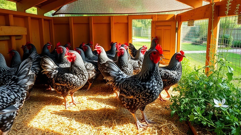 optimal hen environment and lighting
