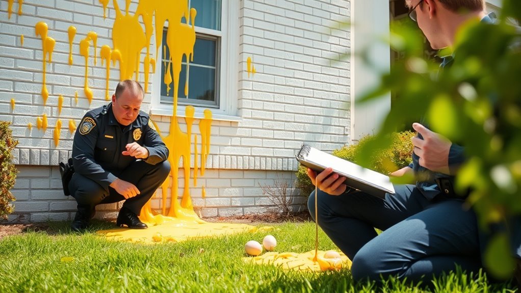 police response to egging