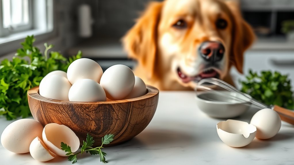 raw eggs boost canine nutrition