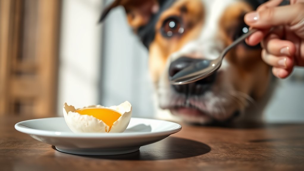 risks of feeding raw eggs