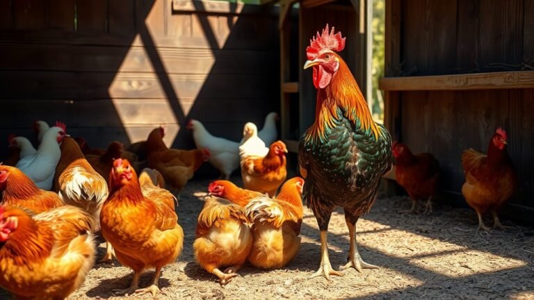 rooster not necessary for laying