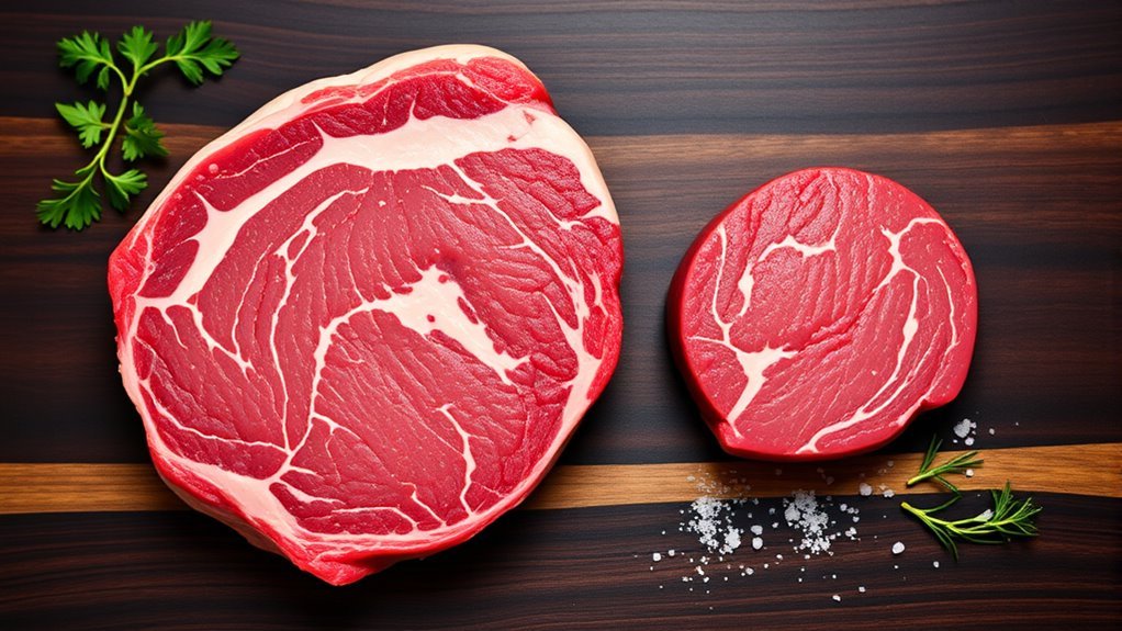 size difference in portions