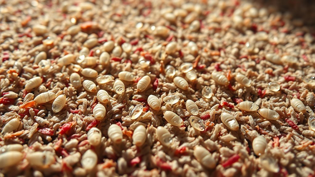 small white oval eggs