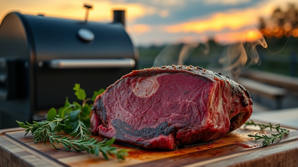 smoking beef roast duration