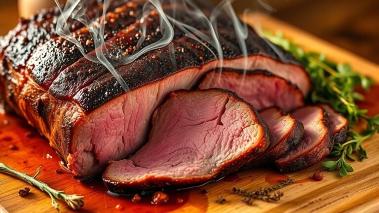 smoking corned beef brisket