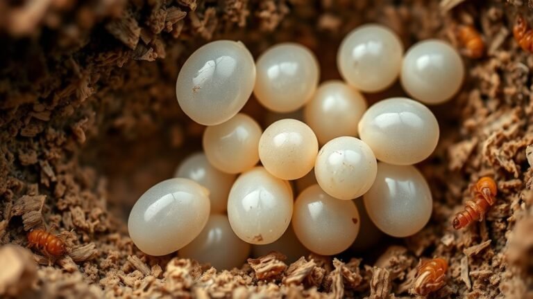 tiny oval white eggs