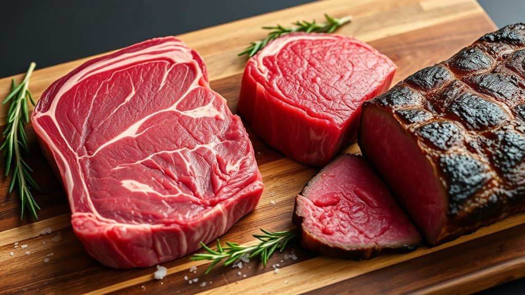 top beef steaks selection