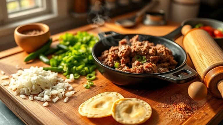 use minced beef to fill