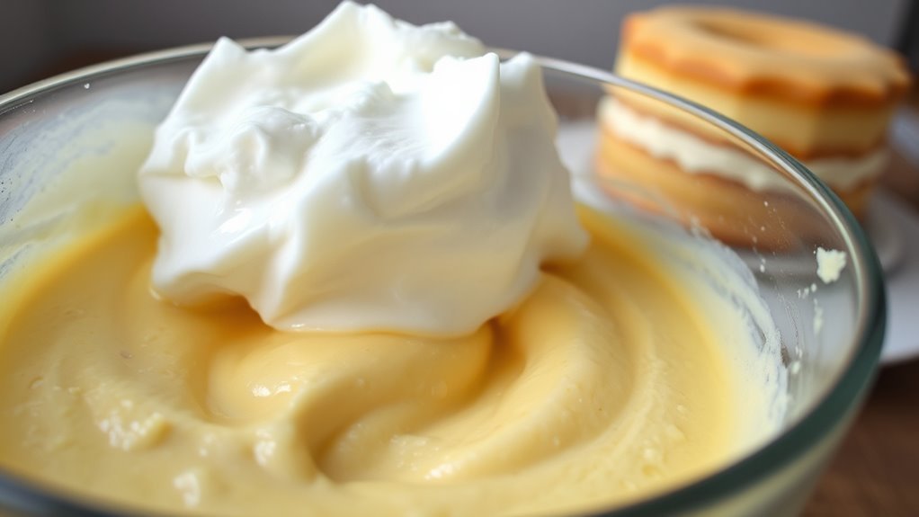 whisked eggs create buoyancy