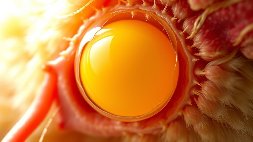 yolk forms from nutrients
