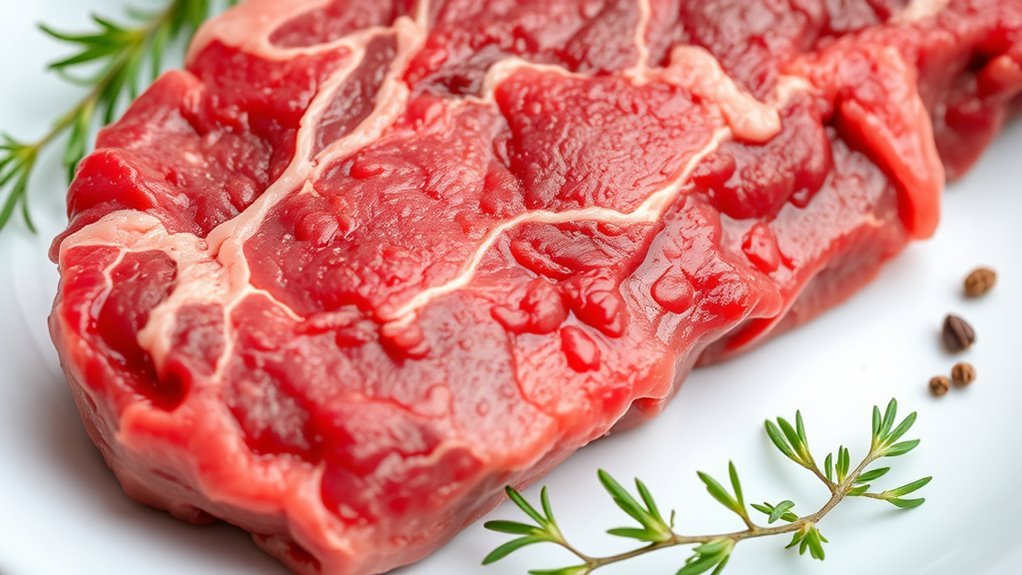 beef color indicates freshness